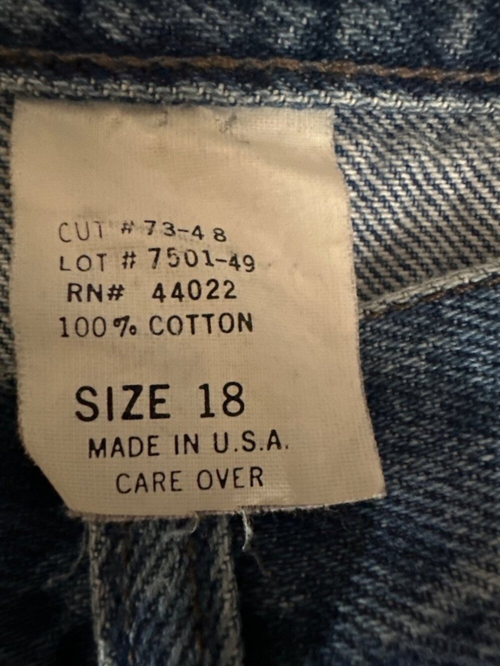 Y2k Capistrano Blue Jeans Plus 18 High Waist Blue Denim 100% Cotton Mom Tapered - Picture 4 of 8